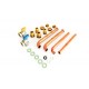 KIT RACCORDI 2 RUBINETTI (GAS e FREDDA) - 