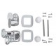 CERNIERE KIT AMERICAN INNOVA PER SEDILE WC CANYON CP - CARRARA E MATTA