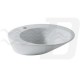 LAVABO D'APPOGGIO EDGE TONDO 54 x 54 - LINPHA