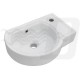 LAVABO AD ANGOLO FORO DX CM 40 x 30 - LINPHA